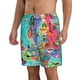 thumbnail image 2 of Balery Cartoon Map Of Europe Traje de Baño Estilo Hawaiano para Hombre, Shorts de Secado Rápido con Bolsillos-3X-Large, 2 of 6