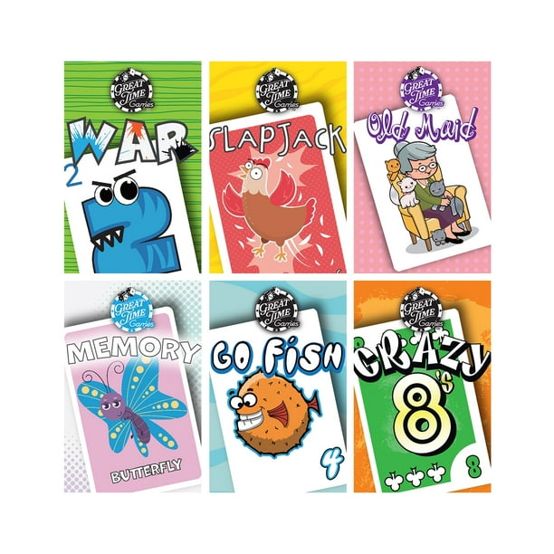 Great Time Games Kids Card Set for Montessori Group Play - Walmart