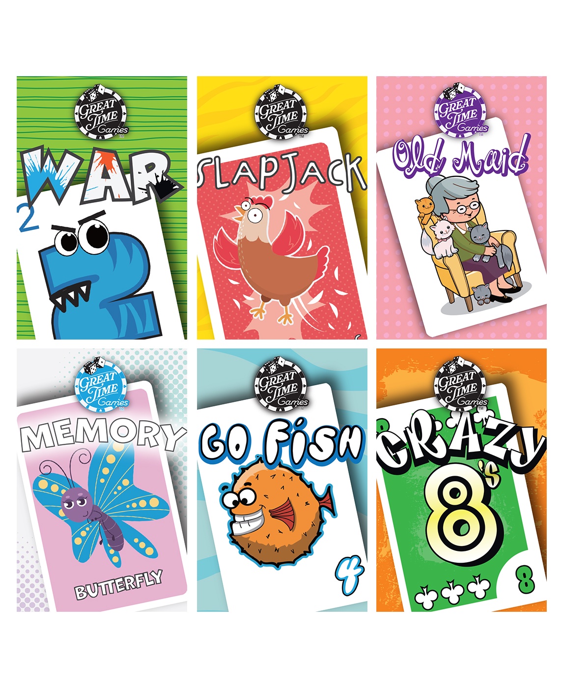 Great Time Games Kids Classic Card Game Set photo 4
