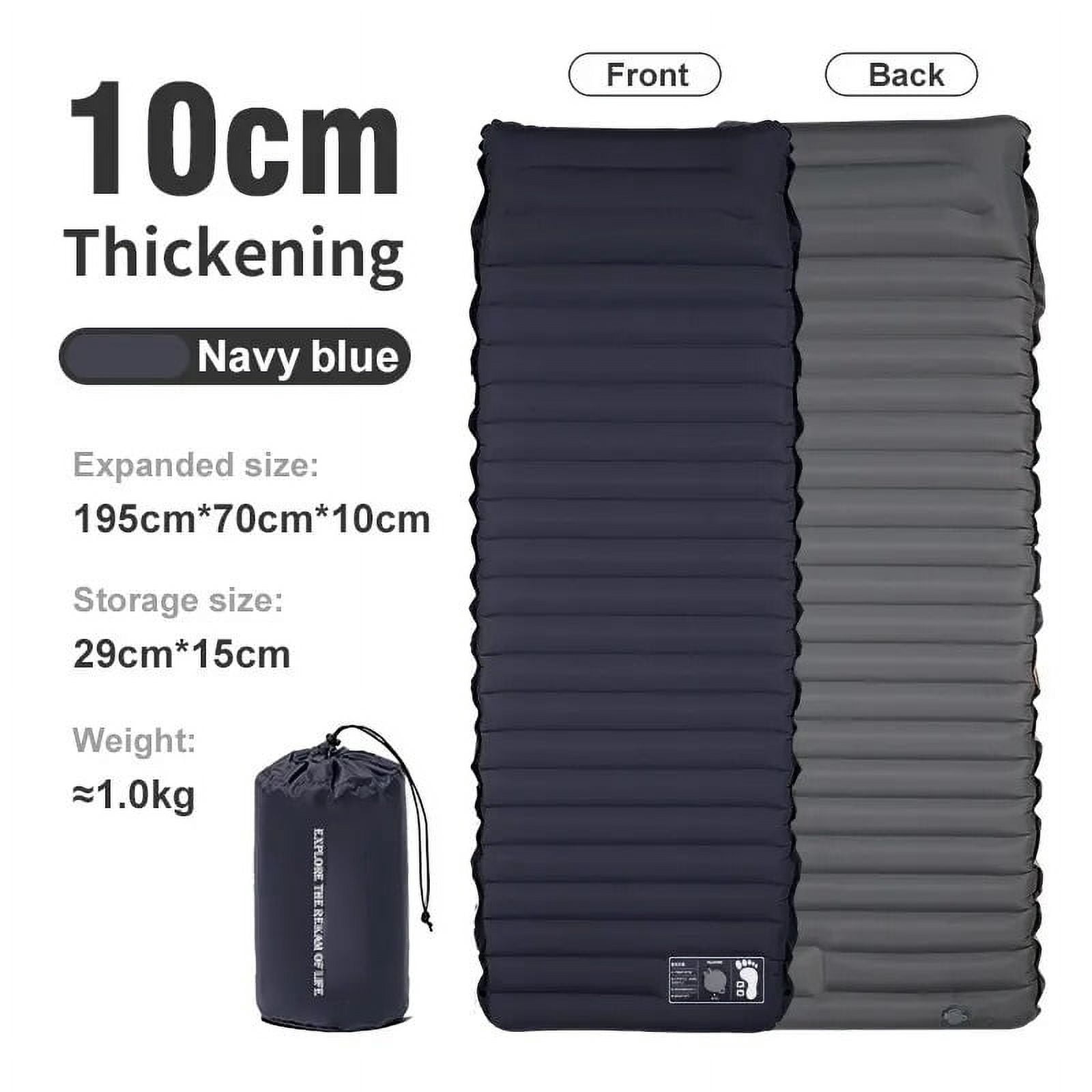 CHUNYAN Ultralight Self-inflating Air Mattress Thicken Sleeping Pad Splicing Inflatable Bed Beach Picnic Mat Camping Tent Air Cushion