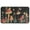 Red Mushroom Frog, variant on Red Mushroom Frog Black Pattern Door Rugs,Washable Non Slip Door Mats Indoor,Decorative Door Mats,Entry Mat Indoor for Entrance,Bedroom,Kitchen,Bathroom,30"x17"