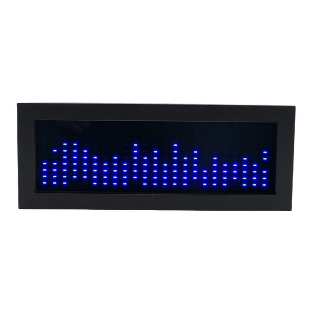Lumière Rythmique Spectre Musical, Processeur de Bras 32 Bits Double Mode Analyseur Audio avec Microphone et Entrée Filaire, pour Audiophiles et Amateurs de Musique