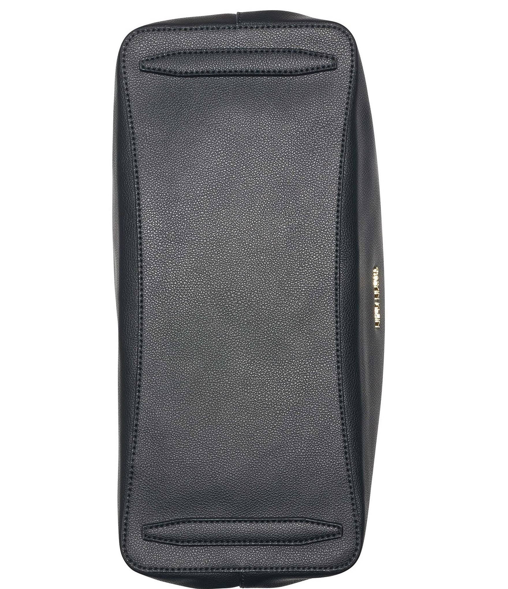 Buy Calvin Klein Avery Micro Pebble Leather Tote Black/Gold Online at