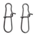 thumbnail image 4 of 50pcs Snap Ganchos Giratorio Anillos Aparejos Pesca Eslabones Rápidos Equipamiento Duradero, 4 of 7