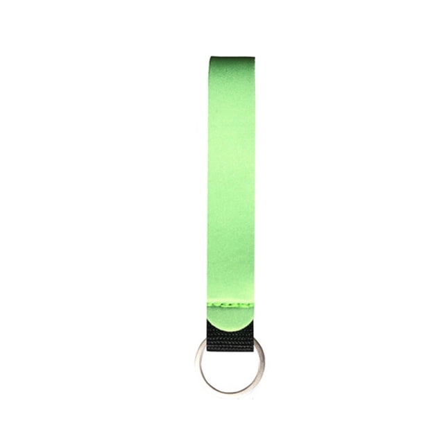 Key Chain Premium Material Chic Flip Caps Reusable Wristlet Bottle Holder Assorted Colors Different Styles Sanitizer Holders Light Green YS