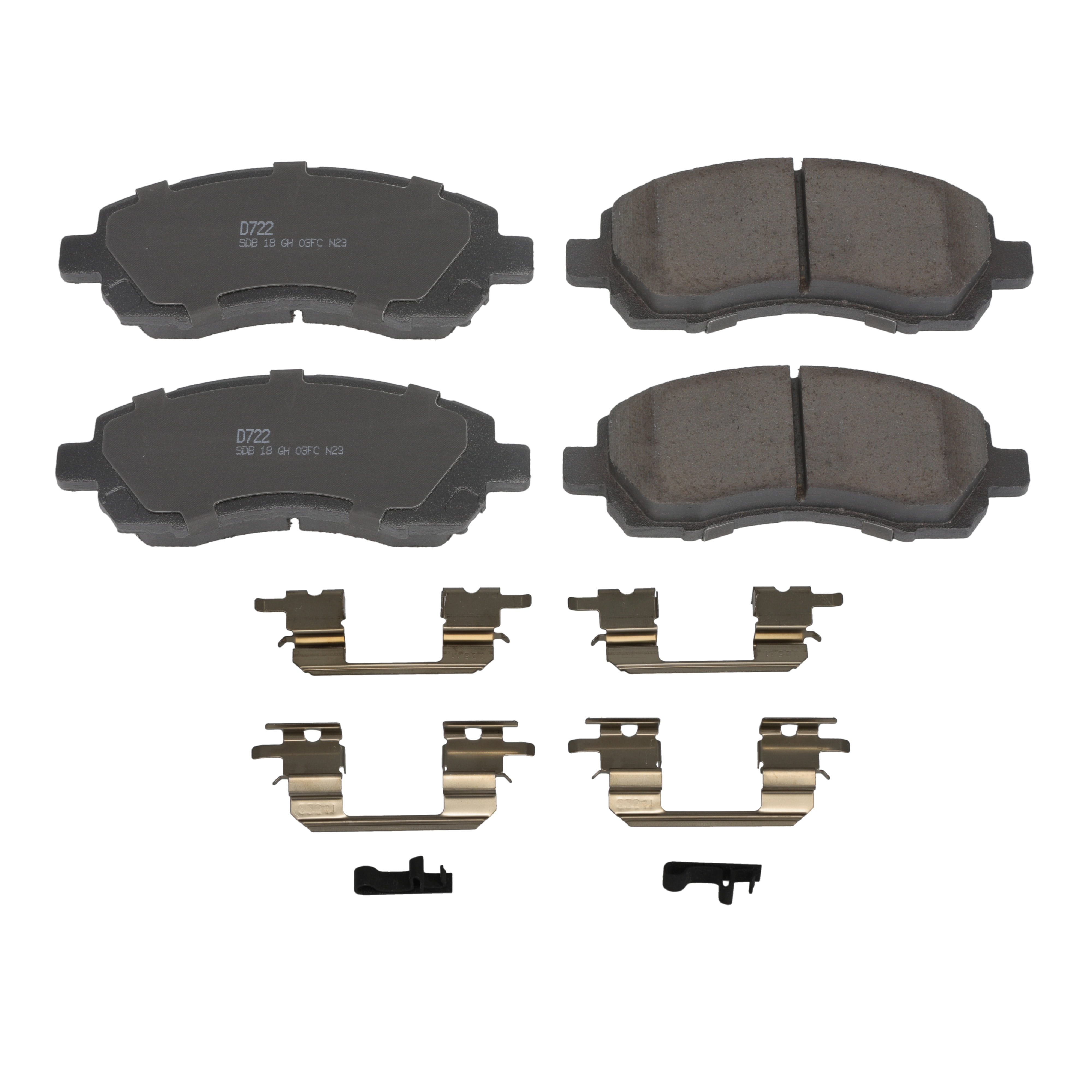 Winstop Brake Pad Set, Front WS.0722.0.C, Subaru Impreza 2001-1997