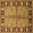 thumbnail image 1 of Ahgly Company Indoor Square Oriental Brown Industrial Area Rugs, 3' Square, 1 of 4