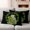 Black, variant on St Patrick's Day Outdoor Waterproof Pillow Covers, Lucky Shamrock Leaf Books Coffee Cups Wooden Decorative Square Throw Pillowcase Sofa Cushion Sham for Patio/Couch/Chair, 18"x18" 2 Pack