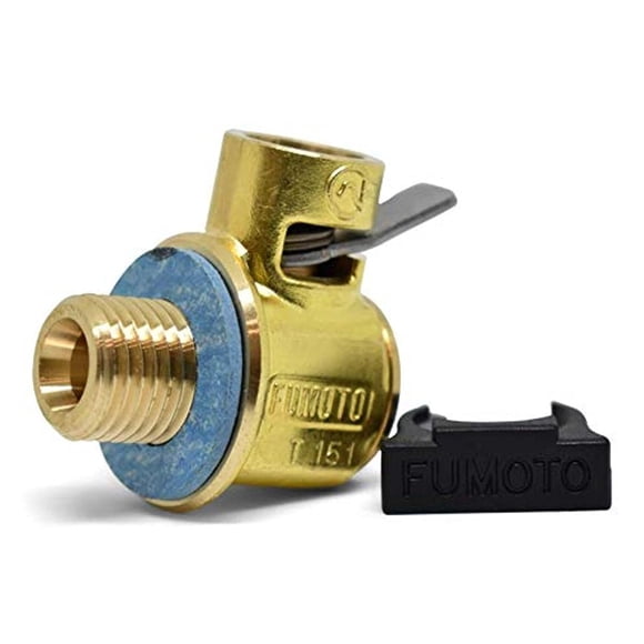 Válvula Fumoto F-133 estándar con roscas de 12 mm a 1,25 con clip de palanca