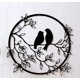 thumbnail image 1 of Arte de pared de Metal, pájaros en rama, silueta de pájaro de Metal, escultura de pared, cartel colgante de pared, decoración artística de pared, 1 of 5