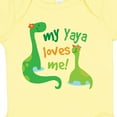 thumbnail image 4 of Inktastic My Yaya Loves Me Grandson Dinosaur Boys Baby Bodysuit, 4 of 5