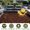 thumbnail image 3 of Outdoor Rug Outdoor Plastic Straw Rug for Patio Reversible Out Door Carpet for Camping Deck Rv x Area Carpet Balcony Porch Backyard and, 3 of 9