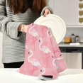 thumbnail image 6 of GZHJMY Cute Flamingos Kitchen Dish Towels Set of 1,Dishcloths,Absorbent Soft Towels Hand Towels, Tea Towels,18" x 28", 6 of 7