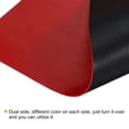thumbnail image 3 of Unique Bargains Protector PU Leather Dual Side Mouse Pad Mat for Office Home Black/Red 35"x18", 3 of 6