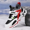 thumbnail image 5 of Drie Boys' Athletic Shoes Boys Camouflage Boots Kids Girls Fall Winter Fleece Lined Sneakers Slip On High Top Warm Cotton Trainers Outdoor Black,13.5, 5 of 6