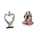 thumbnail image 1 of Figura de acrílico de pareja romántica, adorno de escritorio único para dormitorio, boda, estantería, hogar, vacaciones, mesa, chimenea, decoración, 1 of 8