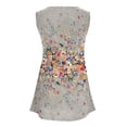 thumbnail image 6 of Aloohaidyvio Tops Clearance,Fashion Womens Summer V-Neck Sleeveless Print Casual Tank Top Blouse, 6 of 6