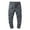 Gray, variant on successthop Cargo Pant Elastic Waist for Men Solid Jogger Pants with Multiple Pockets Casual Workwear