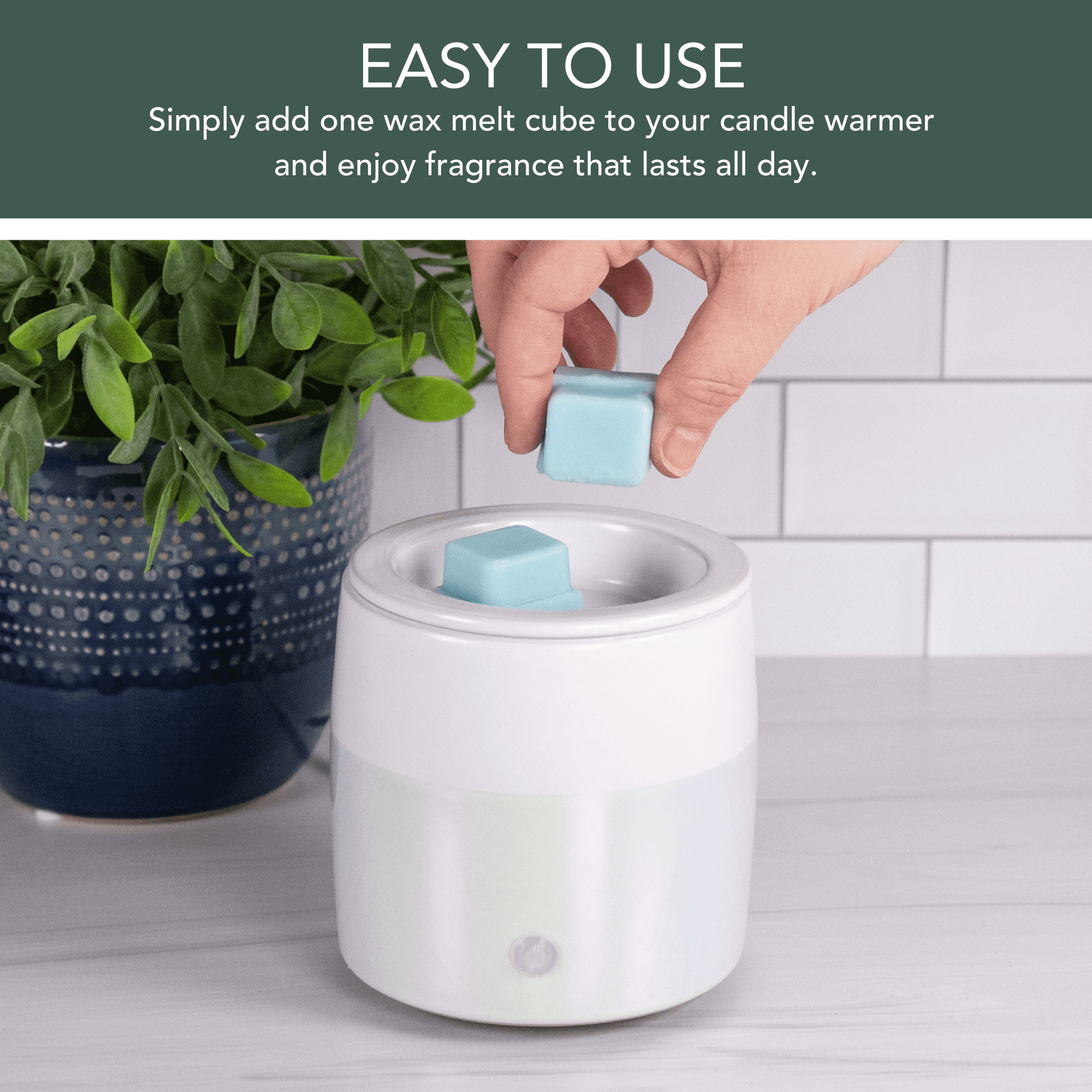 (4 pack) Mainstays Full Size Iridescent Wax Melt Fragrance Warmer