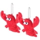 thumbnail image 3 of 2pcs Cartoon Plush Cray Key Chain Chic Phone Bag Pendant Car Key Hanging Ornament, 3 of 4