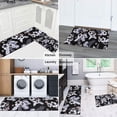 thumbnail image 5 of Pioneer Flower Floral Print Pattern Kitchen Rugs Sets Of 2,Anti Fatigue Kitchen Mat Rugs Non Slip Washable,Decorative Kitchen Floor Mats for Kitchen,Sink,Laundry,17"x30"+17"x47", 5 of 7