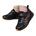thumbnail image 3 of NIEWTR Boys Slip-On Sneakers Kids Sparkle Pop Lightweight Jelly Sole Walking Shoes for Walking, Running, Gym and Fitness Training(Black,12.5), 3 of 5
