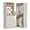 White Oak, variant on Homieasy 4.4FT Freestanding Closet System with 4 Drawers, Walk-in Closet Organizer System with Shelves & 2 Hanging Rods, Ideal Closet Storage & Organizers Unit, 52.8"W x 31.5"D, White