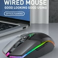 thumbnail image 2 of Luminous Wired Silent Gaming Office Usb Gaming Optical Symphony Mouse, 2 of 8