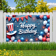 thumbnail image 6 of Decorative Design Happy Birthday Banner Colorful Theme Patriotic Party Decor Balloon Decoration Celebration Banner for Birthday Party Kids Event Indoor Decoration, 6 of 6