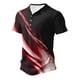 thumbnail image 3 of Mens Casual Pantalones Cortos Impresos Cuello Redondo Suéter Deportes Tee, Fitness Y Casual Hombres Camisetas, 3 of 5