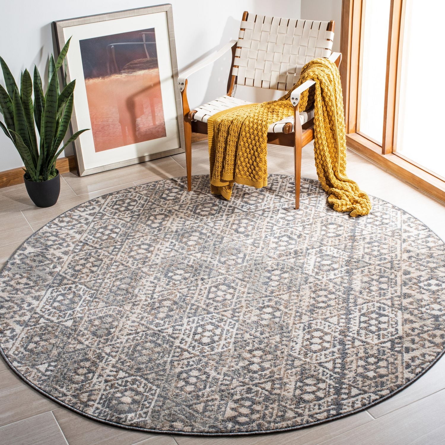 Safavieh Pyramid Anastasia Tapis Géométrique