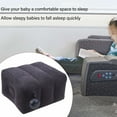 thumbnail image 3 of Almohada de reposapiés de pastel inflable, almohada de reposapiés de pastel portátil pvc folleting footrest cojín para niños viajes de avión para adultos, 3 of 7