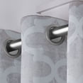 thumbnail image 3 of Exclusive Home Curtains 2 Pack Cartago Insulated Woven Blackout Grommet Top Curtain Panels, Dove Grey, 54x84, 3 of 7