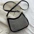 thumbnail image 3 of Bolsa de mano para mujer con diamantes de imitación y diamantes de imitación a la moda (blanco) Likrtyny Para Estrenar, 3 of 8