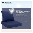 thumbnail image 4 of Drevy Outdoor Seat Cushion Set 24 x 24 Inch Waterproof & Fade Resistant Patio Furniture Cushions with Removable Cover, Handle and Adjustable Straps for Chair Sofa Couch, 4 of 6