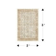 thumbnail image 4 of SIXHOME 2'x3' Small Entry Rug Door Mat Washable Area Rugs Vintage Floral Door Rug Traditional Aesthetic Carpet Soft Rugs for Bedroom Kitchen Bathroom Entryway Laundry Room Retro Home Decor Orange, 4 of 6