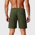 thumbnail image 5 of Yaoyar Mens Classic Fit Walking Hiking Shorts Casual and Fashionable Solid Color Summer Drawstring Elastic Waist Shorts, 5 of 6