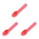 thumbnail image 2 of Injueey Cuchara de helado Cuchara de cocina Cuchara de plástico reutilizable de mano Excavadora Cubiertos Fiesta Cuchara Servicio Hogar Rosa Type1 NO1, 2 of 6