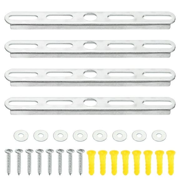 Uxcell 130mm 5.1 Inch Ceiling Light Plate Kit, 4 Set Pendant Light Fixture Mounting Bracket Crossbar with Screw Nut