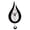 Black, variant on Modern Pendulum Acrylic Waterdrop Wall Clock Battery Operated Hanging Decoration
