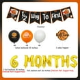 thumbnail image 6 of Basketball Half Birthday Decorations, Half Time Basketball Decorations High Chair Banner Cake Topper Foil Balloons for Boy Sports 6 months Birthday Decorations, 6 of 6