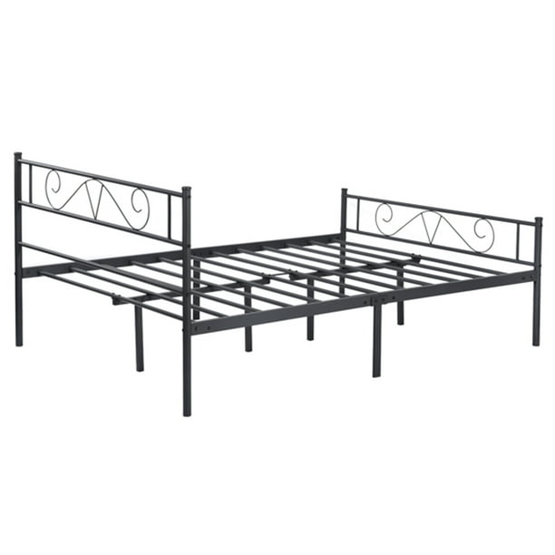 Full Size Platform Bed Frame With, Spa Sensations Bed Frame Instructions Pdf