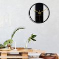 thumbnail image 3 of Reloj de pared moderno Macarena Reloj decorativo que No hace tictac Acrílico Negro para Sala de C Relojes de pared, 3 of 8