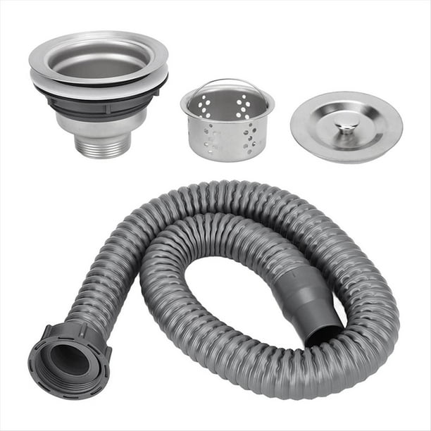 Tapón de Drenaje Tapón de de Acero Inoxidable, Tapón de Drenaje de Lavabo de Champú para Peluquería, Tapón de con Recogedor de Pelo para Cama de Champú