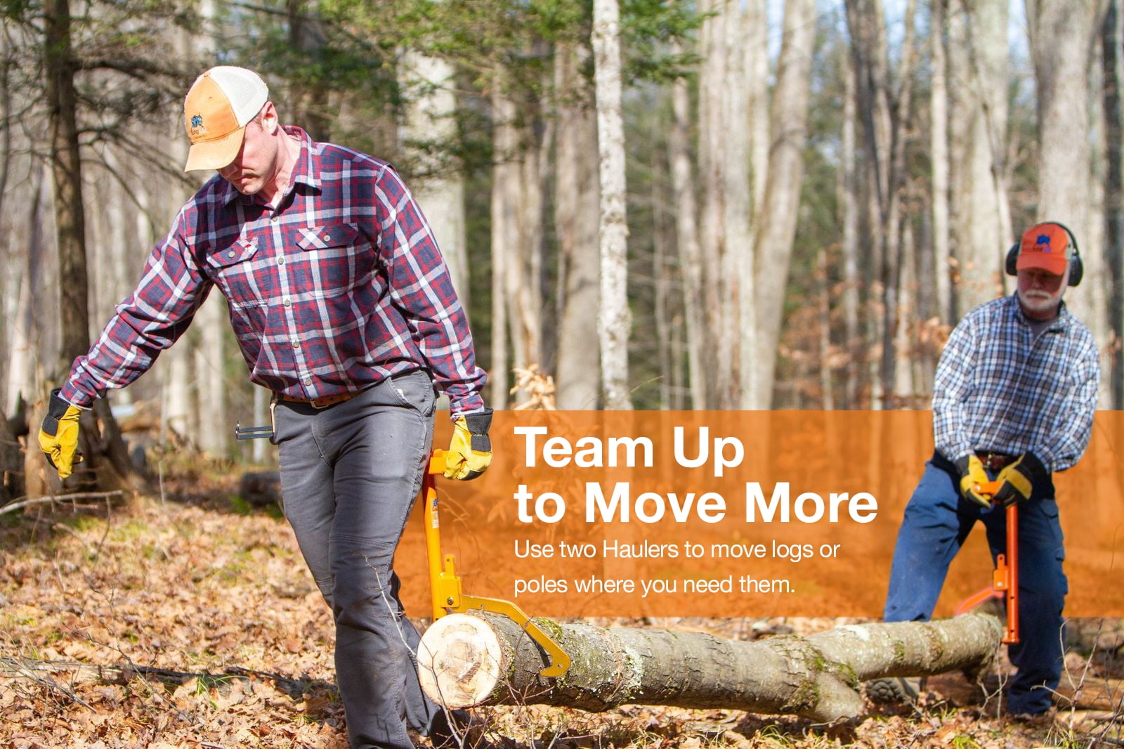 LogOX 3-in-1 Forestry Multitool Package | Back-Saving Log Hauler