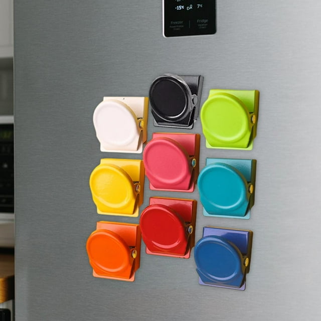 Clips para refrigerador,Imanes de nevera Clips magnéticos Macarena Clips para refrigerador