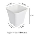 thumbnail image 4 of PET-U Square Nursery Pots Plant Pots Grow Pots Nursery Container Fit for Planting Soil Plants 7 Gallon 10Pcs, 4 of 13