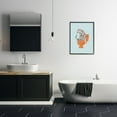 thumbnail image 2 of Stupell Industries Cheetah on Bathroom Toilet Animals & Insects Painting Black Framed Art Print Wall Art, 24 x 30, 2 of 8