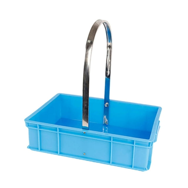 Contenedor de almacenamiento para laboratorios, cesta con asa, organizador multiusos para instrumentos de laboratorio, equipos científicos