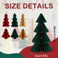 thumbnail image 4 of Christmas Ornaments Christmas Decorations Three Honeycomb Paper Folding Small Christmas Tree Table Ornaments Window Display Atmosphere and Scene Arrangement, 4 of 5